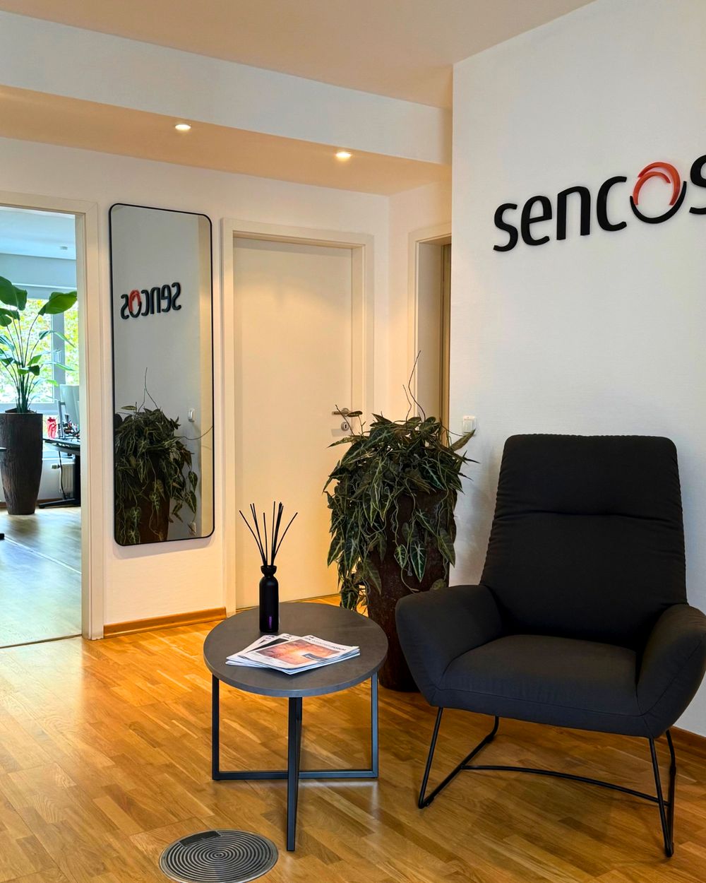 Empfang im Sencos-Büro in Frankfurt am Main